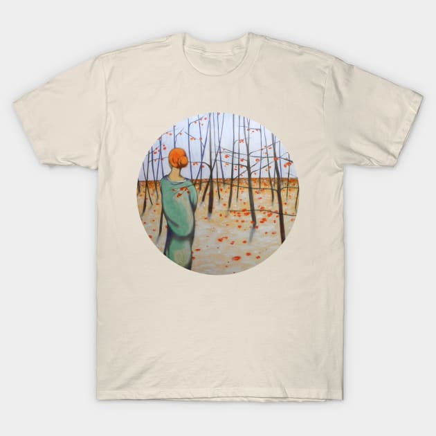 Winter woods T-Shirt by federicocortese